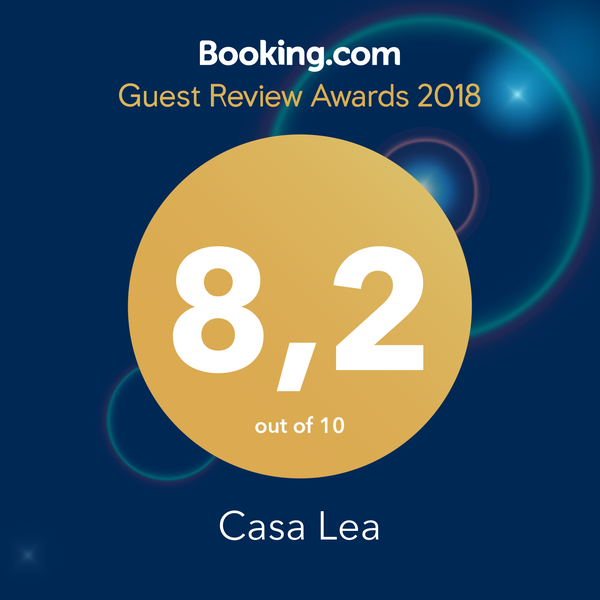 Booking.com-guest review award Casa Lea - Andalusia - Spain